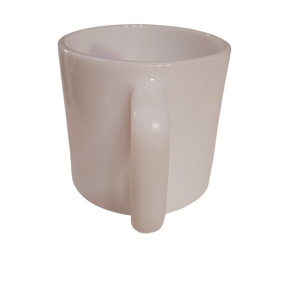 Vintage Milk Glass Rose-June Birth Flower Mug | Silent Adoration & Undying Love - Picture 6 of 9